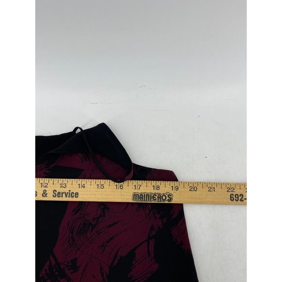 Dalia Women's Burgundy Black Cami Tank Top Spaghetti Straps Size Medium - Picture 8 of 10